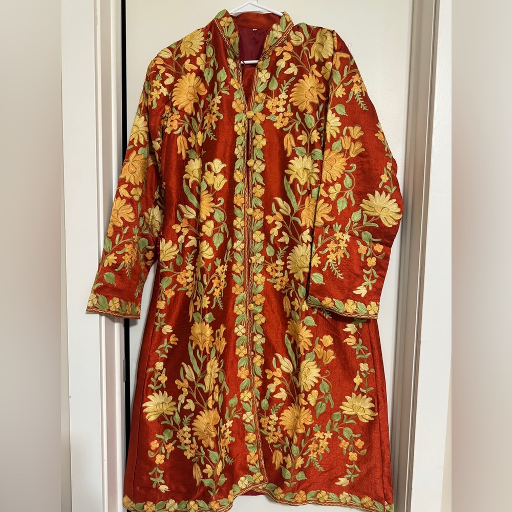 Kashmiri embroidery Coats - Picture 3 of 5
